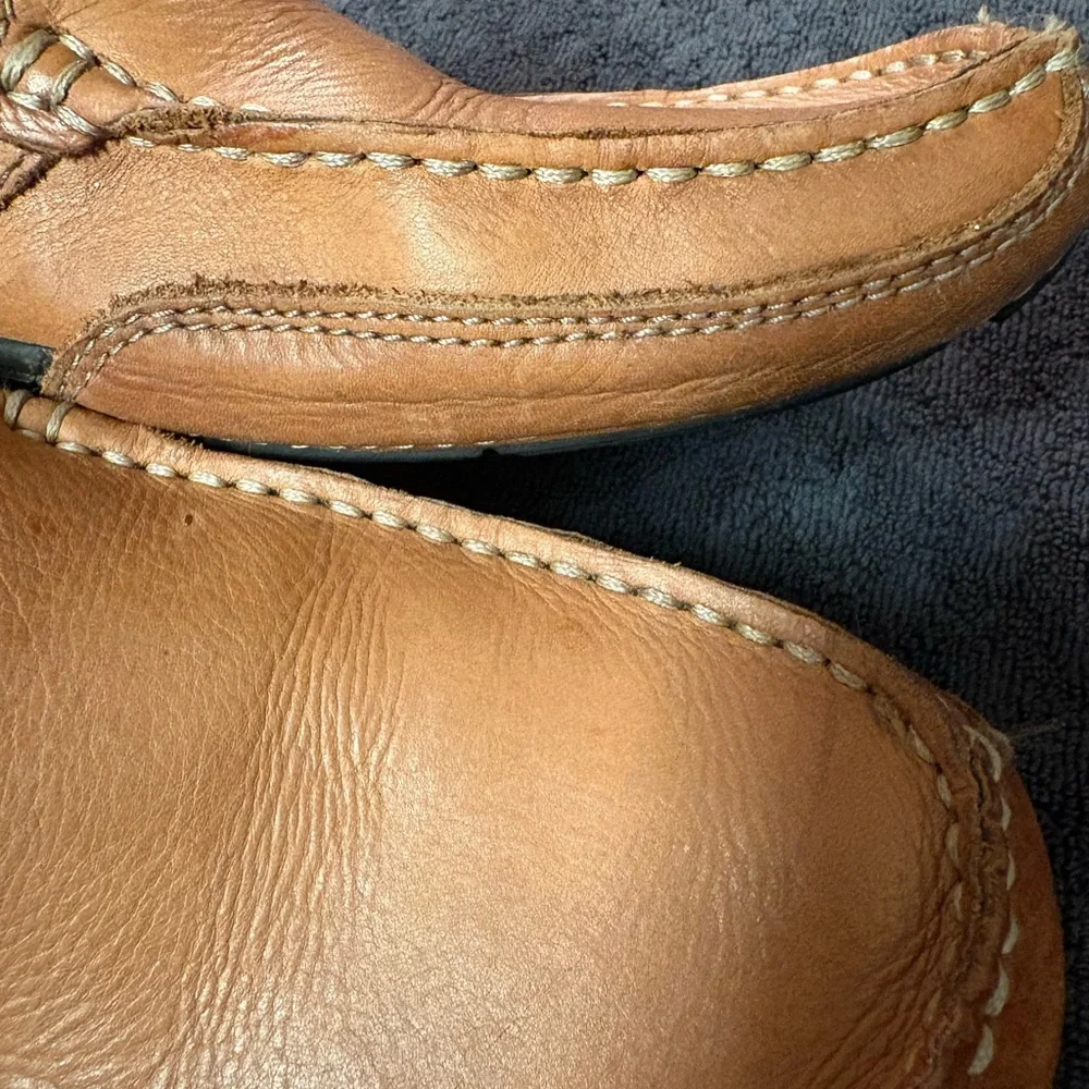 Giorgio Brutini Men's Leather Slip-On Loafers in Light Brown‎ Size 10.5